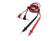 Pair Multimeter Meter Banana Plug Probe Test Cable Lead Wire 3.3Ft