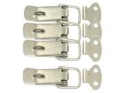 4 Set Hardware Cabinet Boxes Spring Loaded Latch Catch Toggle Hasp