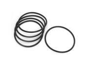 Unique Bargains 5Pcs 105mm x 5mm Black Rubber Oil Seal O Ring Sealing Gasket Washers