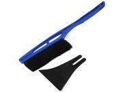 Unique Bargains Blue Plastic Nonslip Handle Blade Car Windshield Bubble Cleaner Scraper Brush