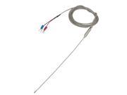 Unique Bargains Liquid Measuring 200mm x 1.5mm K Type Earth Thermocouple Probe 2 Meters