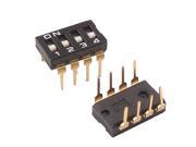 5x Double Rows 8 Pin 8P 4 Positions Ways 2.54mm Pitch IC Type DIP Switch