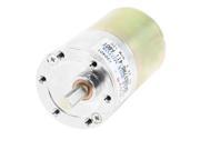 Unique Bargains DC 24V 120RPM 6mmx15mm Shaft 37mm Body Dia Magnetic Gearbox Motor