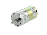 Unique Bargains DC 24V 0.33A 50RPM 6mm Dia Shaft Speed Reducing Gearbox Motor