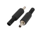 2 Pcs 3.5mm x 1.3mm DC Power Male Plug Jack Connector for CCTV Camera