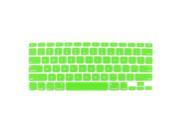 Unique Bargains Green Silicone Notebook Laptop Keyboard Film Skin for Macbook Pro 13 15 17