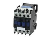 LC1 D09 220V Coil DIN Rail Mount 3 Pole Electric Power AC Contactor