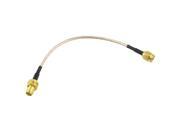 Unique Bargains 16.5cm Long SMA Male Plug to SMA Female Antenna Cable Pigtail Connector
