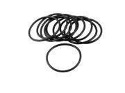 Unique Bargains 46mm x 2mm Industrial Flexible Rubber O Ring Seal Washer 10 Pcs