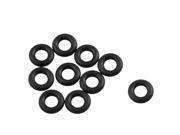 Unique Bargains 5 Pairs 12mm x 6mm x 3.1mm Mechanical Rubber O Ring Oil Seal Gaskets Black