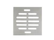 Water Leak 4 Square Silver Tone Stainless Steel Floor Drain Cover