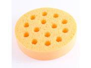 Round Shaped Cosmetic Foundation Face Powder Blender Sponge Puff Pads Orange