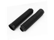 Unique Bargains Motorcycle Rubber Front Shock Absorber Dust Protection Cover Black 2pcs