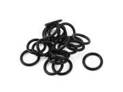 Unique Bargains 20 Pcs 14mm OD 2mm Thickness Industrial Rubber O Ring Oil Seal Gaskets