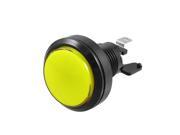 Unique Bargains Arcade Game Machines 36mm Dia Yellow Cap Momentary Push Button Switch