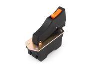 AC 250V 10A FA5 10 2W DPST Momentary Lock on Electric Tool Trigger Switch Black