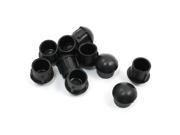 Chair Table Legs 16mm Dia Round Cap Pipe Tube Insert Covers 10pcs