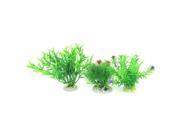 Unique Bargains Simulation Aquascaping Aquatic Underwater Plants Green 3 Pcs