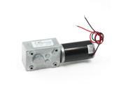 Unique Bargains 27RPM DC 24V 8mm Dia Shaft 2 Wires Gearbox Electric Geared Motor