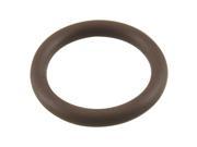 Unique Bargains Coffee Color Fluorine Rubber O Ring Grommets 16mm x 12mm x 2mm