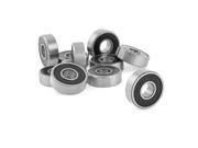 Unique Bargains 7mm x 19mm x 6mm Rollerblade Deep Groove 607RS Ball Bearing 10 PCS