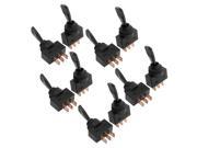 Unique Bargains 10 Pcs 20A 12VDC 10A 125VAC 3 Pin ON ON 12mm Mounting Thread Dia. Toggle Switch