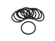Unique Bargains 10x Black 75mm OD 5.7mm Thickness Nitrile Rubber O ring Oil Seal Gasket