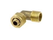 Unique Bargains 12mm Male Thread 90 Degree Elbow Quick Connector for 5mm x 7mm Tube