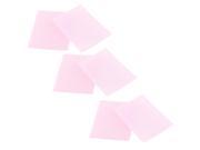 Unique Bargains 3 Bags Pink Magic Paste Posts Fringe Bangs Stickers Cosmetic Tool