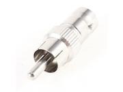 Unique Bargains Alloy BNC Female Socket to RCA Male Jack Straight RF Coax Connector