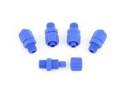 Unique Bargains 5Pcs 1 4BSP Male AAir Pneumatic Fitting Quick Release Straight Connector 12mm OD