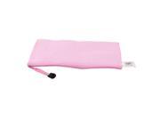 Zippered PVC Mesh A6 Paper Document File Storage Bag Holder Pouch Pink