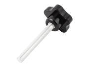 Unique Bargains M10x80mm Thread 108mm Black Star Head Knob Tightening Screw for Machinery Latche