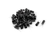 Unique Bargains 50PCS 14 12AWG 10 Stud Black Insulated Fork Spade Terminal Electrical Connector