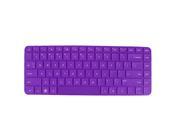Unique Bargains Purple Laptop Silicone Keyboard Protector Film for HP Pavilion G4 G6 431 430 DV4