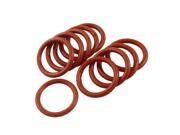 Unique Bargains 10 Pcs Silicone 30mm Outside Diameter 3.5mm Thickness O Ring Seal