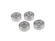 Unique Bargains Unique Bargains 634Z 4mmx4mmx11mm Shielded Deep Groove Radial Ball Bearing Silver Tone