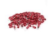 Unique Bargains 1000Pcs RVS1.25 4 Ring Tongue Type Pre Insulated Terminal for 0.5 1.5mm² Wire