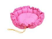 Sponge Inside Portable Comfortable Soft Warm Dog Bed Cat Bed Pink