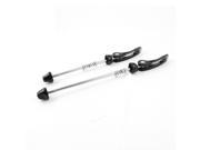 Black Metal 5mm Threaded Quick Release Seat Binder Bolt 2 Pcs for Bicycle