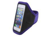 Unique Bargains Unique Bargains Adjustable Purple Running Jogging Sports Gym Armband Case Cover for iPhone 5 5G