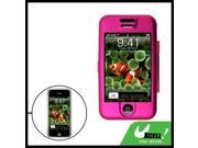 Aluminum Skin Case Hard Pouch Protector Rose Red For Apple iPhone 1st Gen