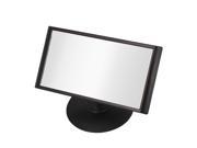 Unique Bargains Black 105mm x 55mm Wide Angle Rearview Blind Spot Mirror for Car