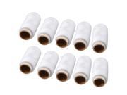 Unique Bargains 10 Spools White Thread Reel Stitching String Sewing Kit for Tailor