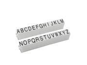 Stationery White Plastic Handle A Z Letter Alphabet Stamp Sets