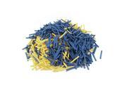 1500Pcs 2mm 3mm 2 1 Heat Shrink Tube Sleeving Wrap Wire Kit 3 Sizes Yellow Blue