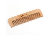 2mm Teeth Brown Toothed Hair Care Comb for Women