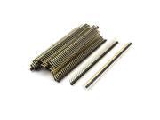 Unique Bargains 25Pcs 2.54mm Pitch 90 Degree 1x40 40Pin Male Pin Header Connector