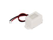 DC 3V Miniature Electronic Effect Tone Sounder Alarm Buzzer Beep White