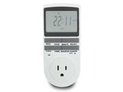 AC 120V US Plug Digital Electronic Programmable Timer US Socket Time Switch